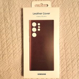 Samsung Leather Phone Case (Galaxy S22 Ultra)